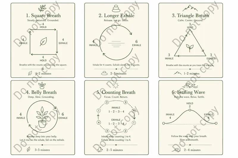 Breathwork Guide Card Sets