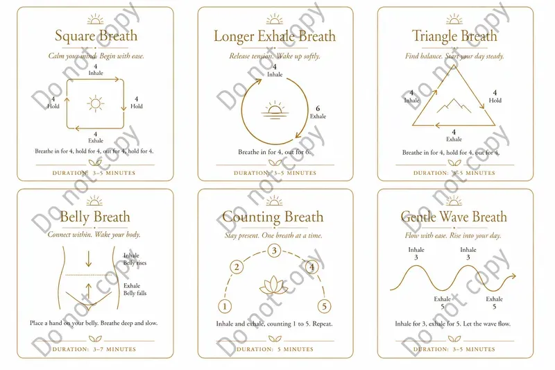 Breathwork Guide Card Sets
