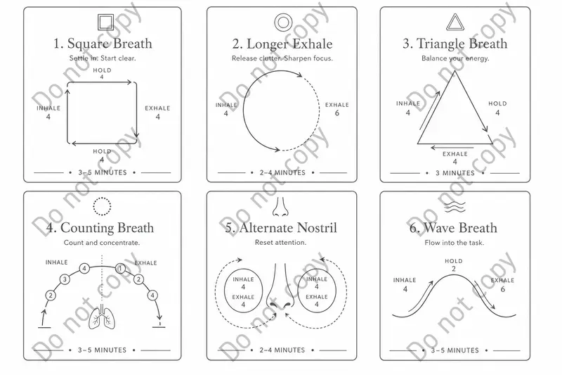 Breathwork Guide Card Sets
