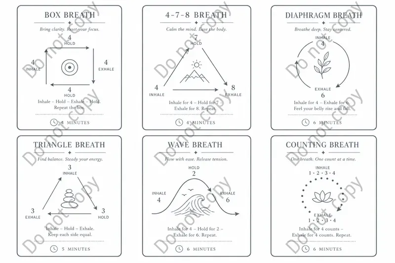 Breathwork Guide Card Sets
