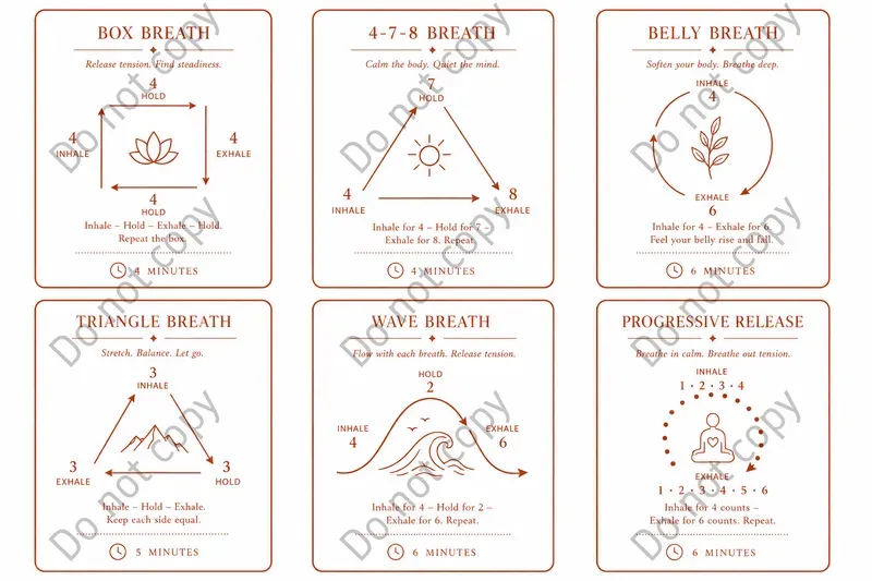 Breathwork Guide Card Sets