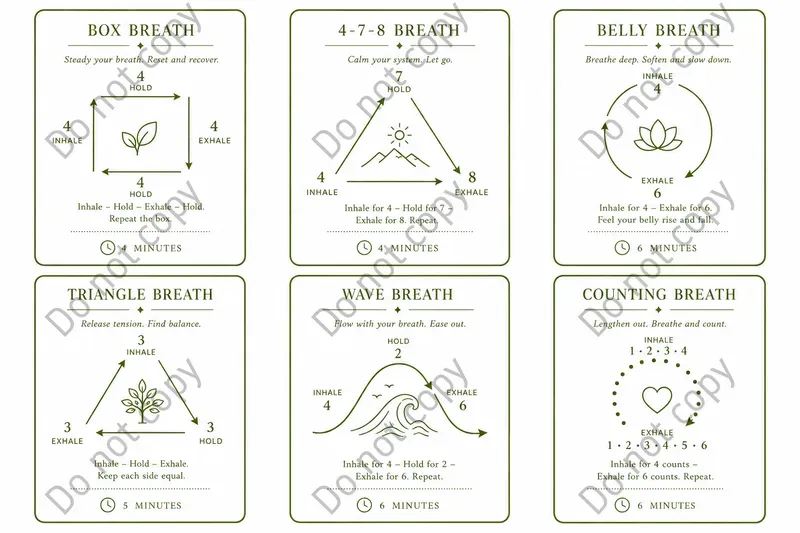 Breathwork Guide Card Sets
