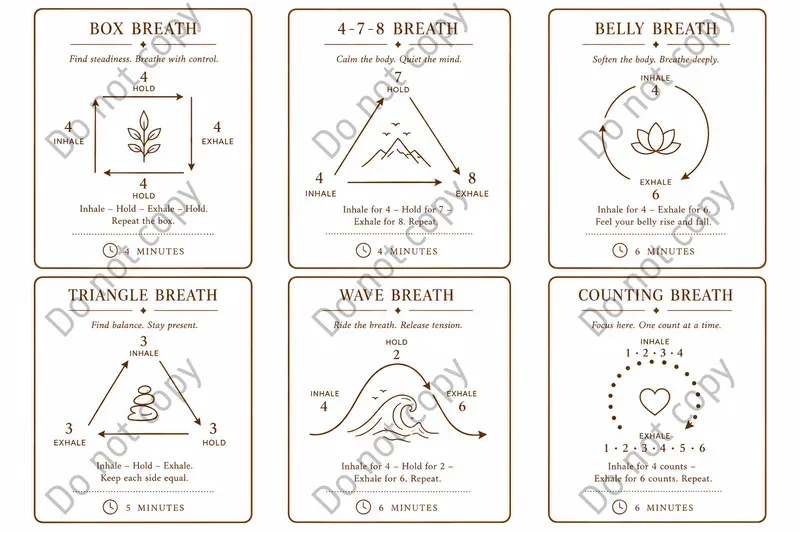 Breathwork Guide Card Sets