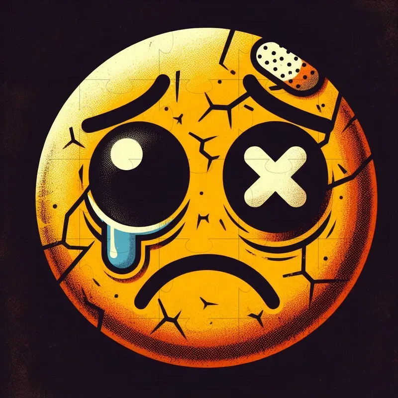 Cartoon Emoji Faces Illustrations