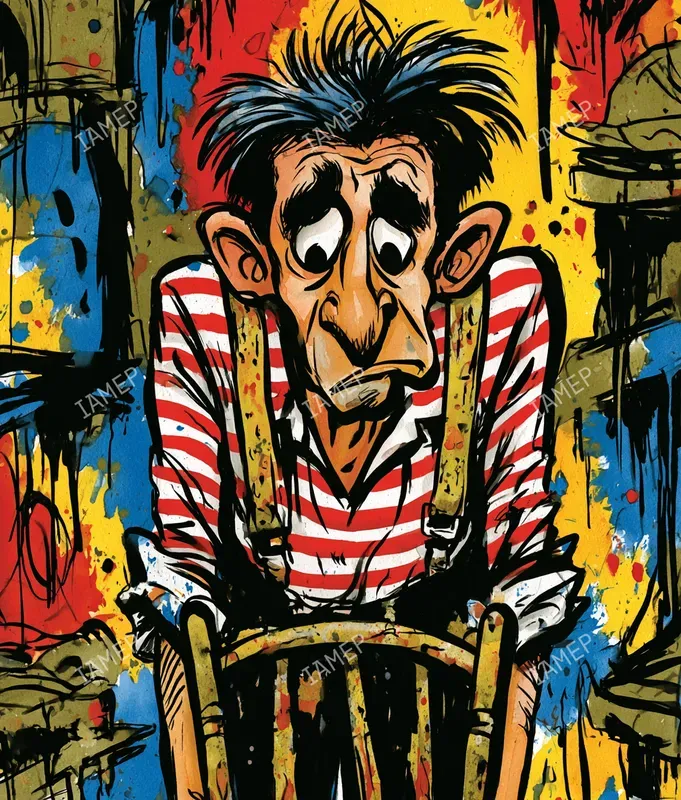 Gritty Ink Watercolor Caricatures