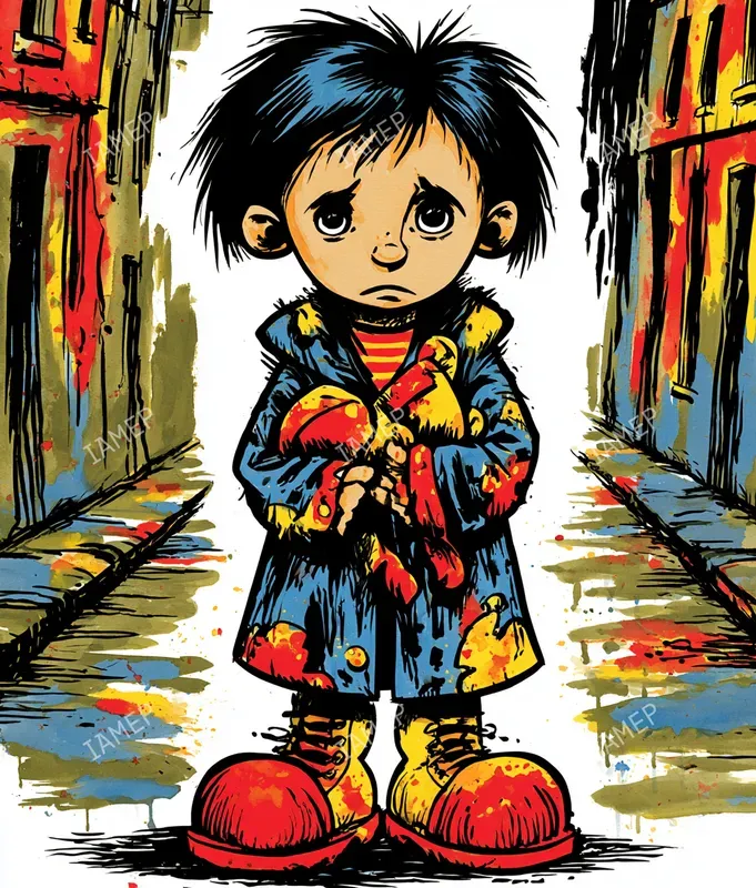 Gritty Ink Watercolor Caricatures