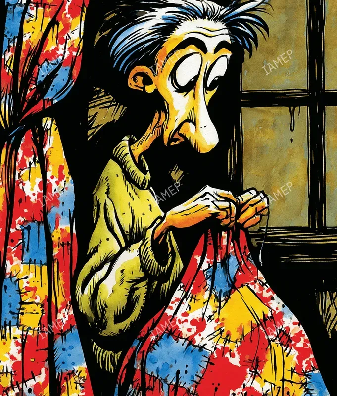 Gritty Ink Watercolor Caricatures