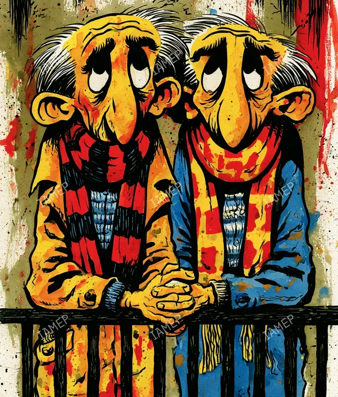 Gritty Ink Watercolor Caricatures