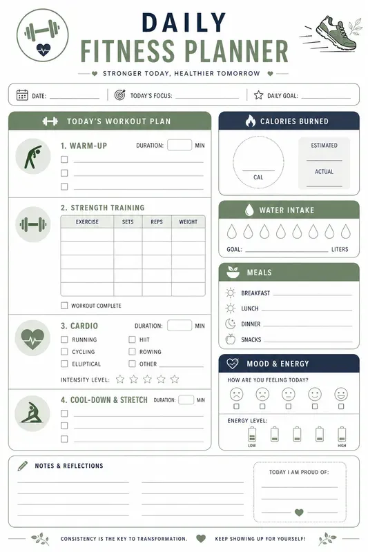 Professional Fitness Health Planners