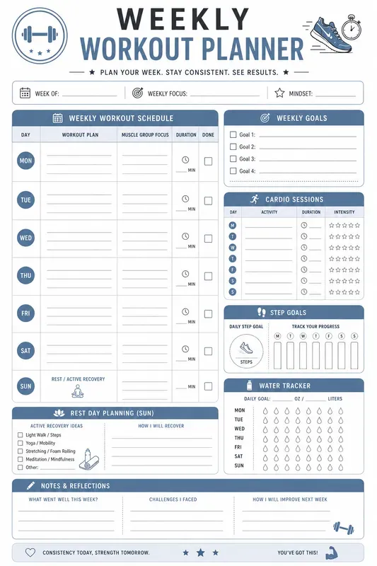 Professional Fitness Health Planners