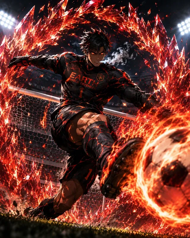 Anime Elemental Football Characters