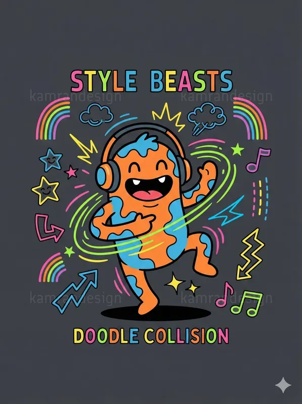 Fusion Vector Doodle Beasts