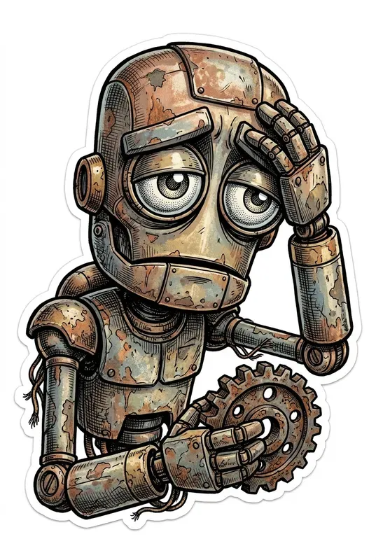 Cynical Character Sticker Generator