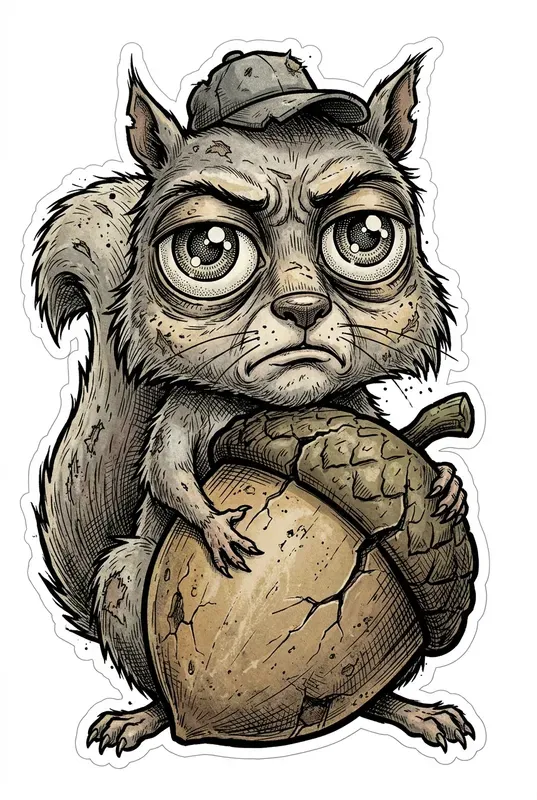 Cynical Character Sticker Generator