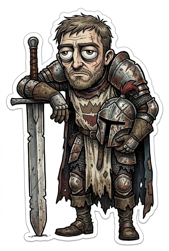 Cynical Character Sticker Generator