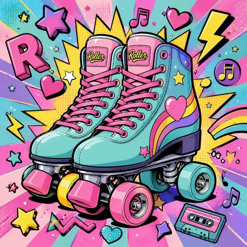Retro Pop Art Object Collections