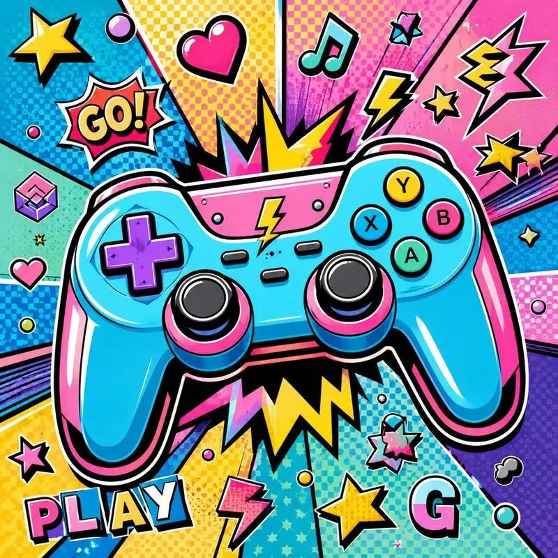 Retro Pop Art Object Collections