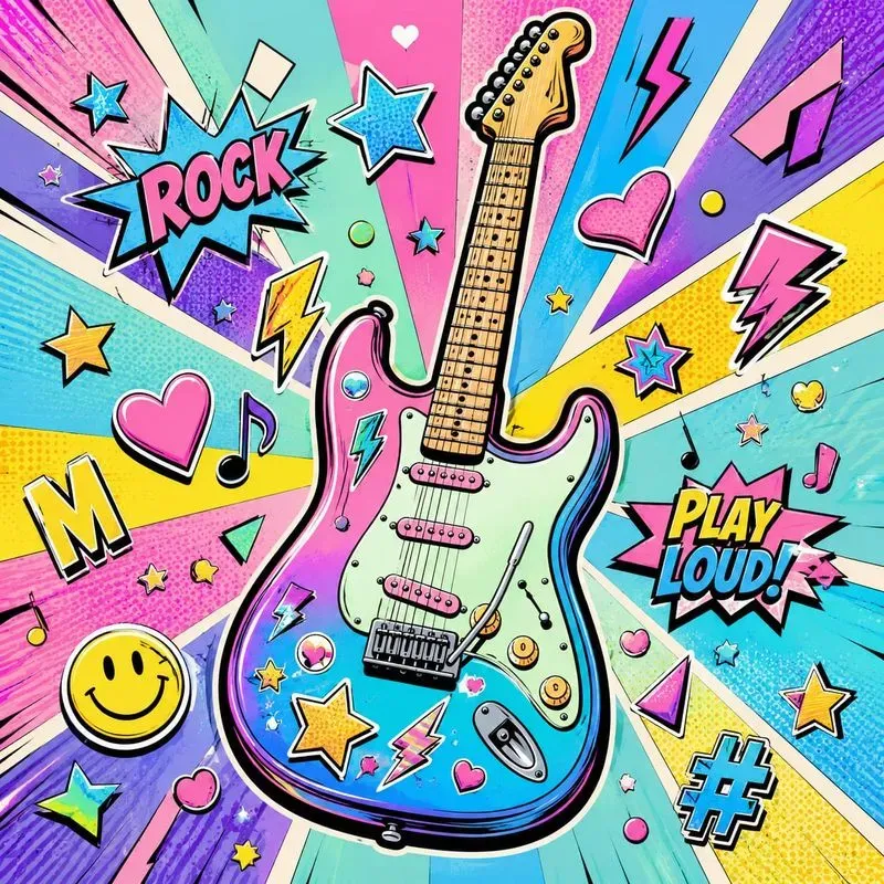 Retro Pop Art Object Collections