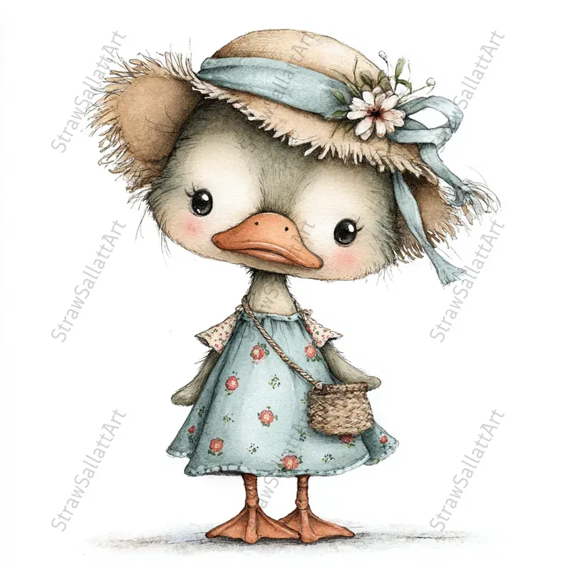 Summer Boho Kid Character Tshirt Clipart
