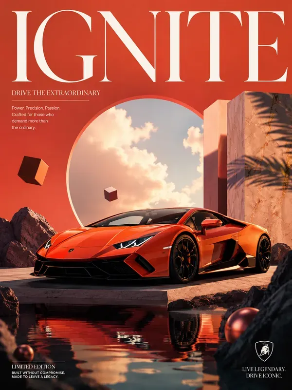 Luxury Pop Advertising Generator