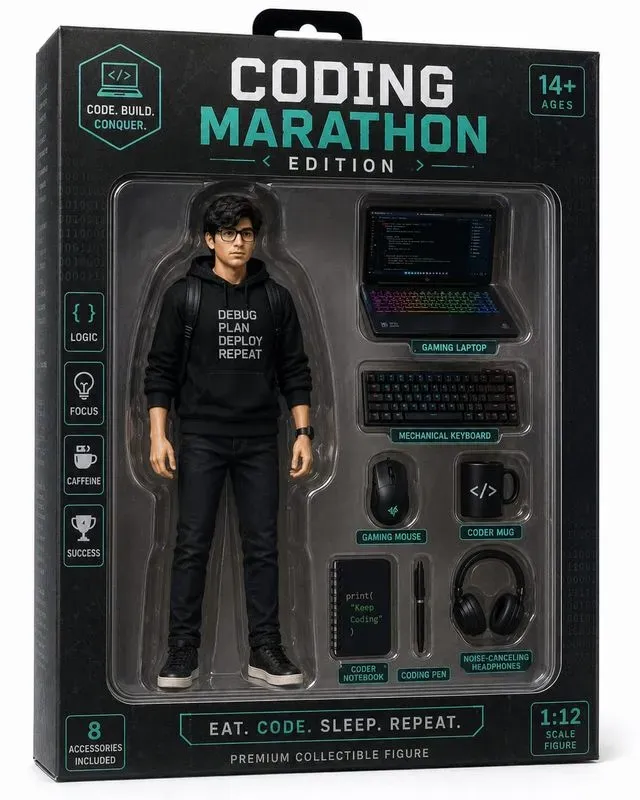 Exam Survivor Action Figure Generator