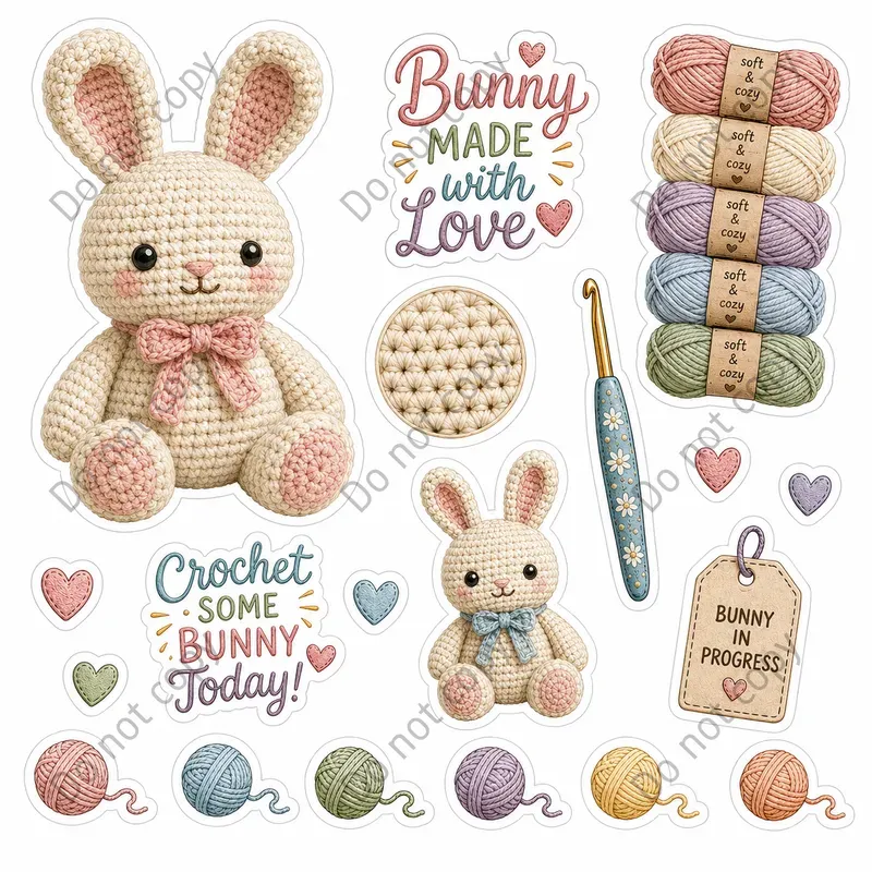 Crochet Lover Sticker Sheets