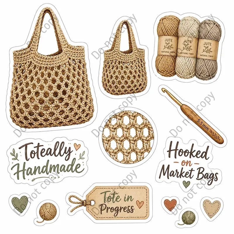Crochet Lover Sticker Sheets
