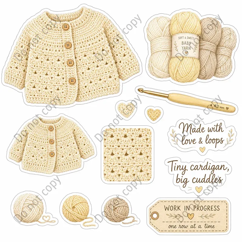 Crochet Lover Sticker Sheets