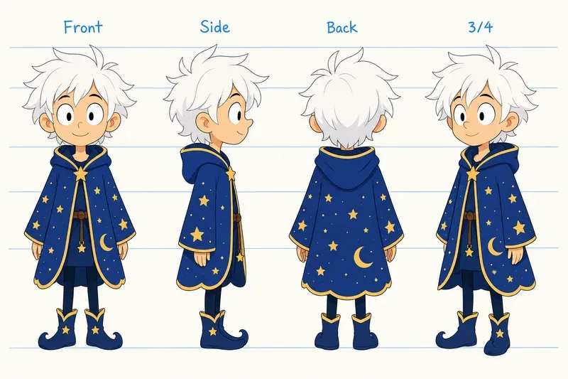 Character Design Sheet Templates