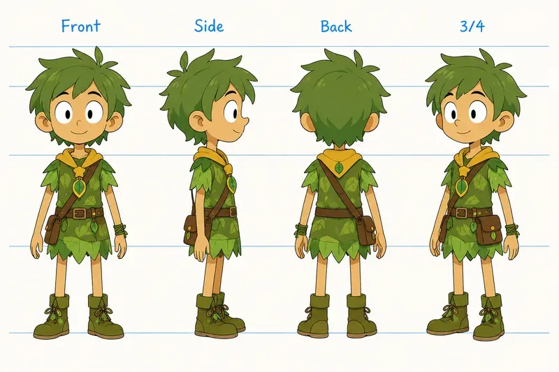 Character Design Sheet Templates