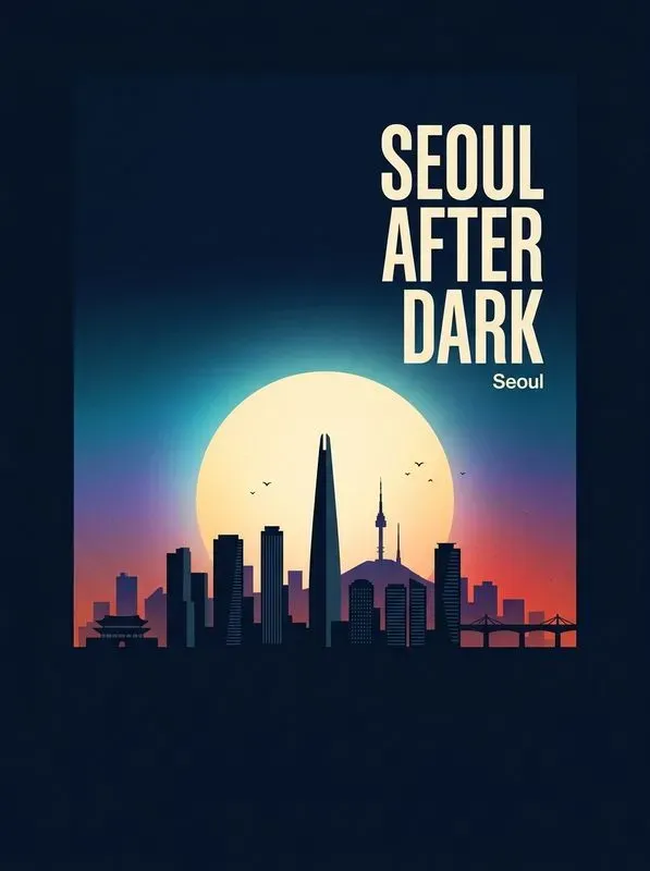 City Skyline Night Tshirt Graphics