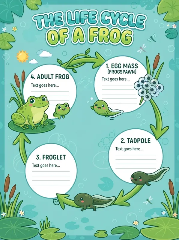 Kids Science Cycle Infographics