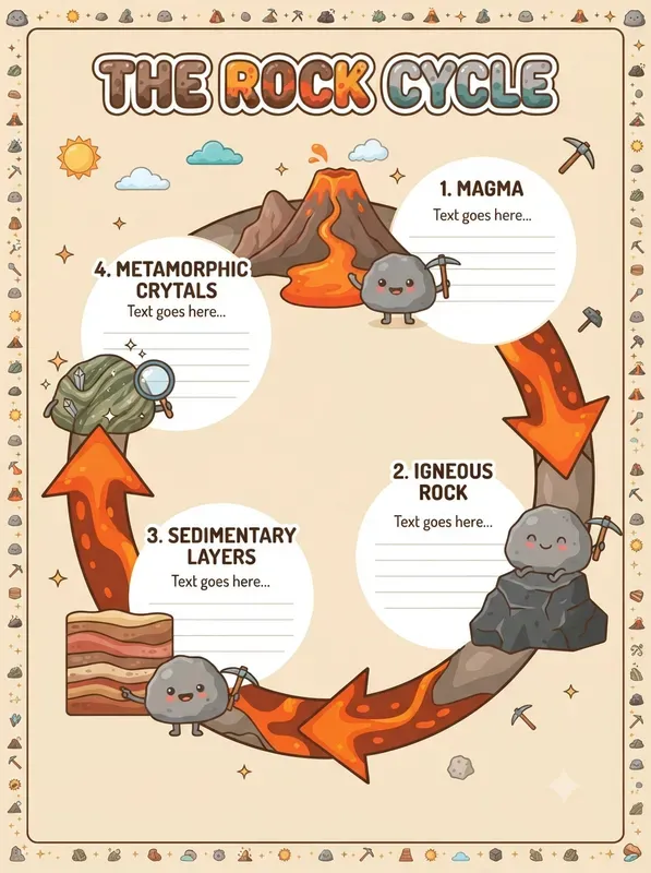 Kids Science Cycle Infographics