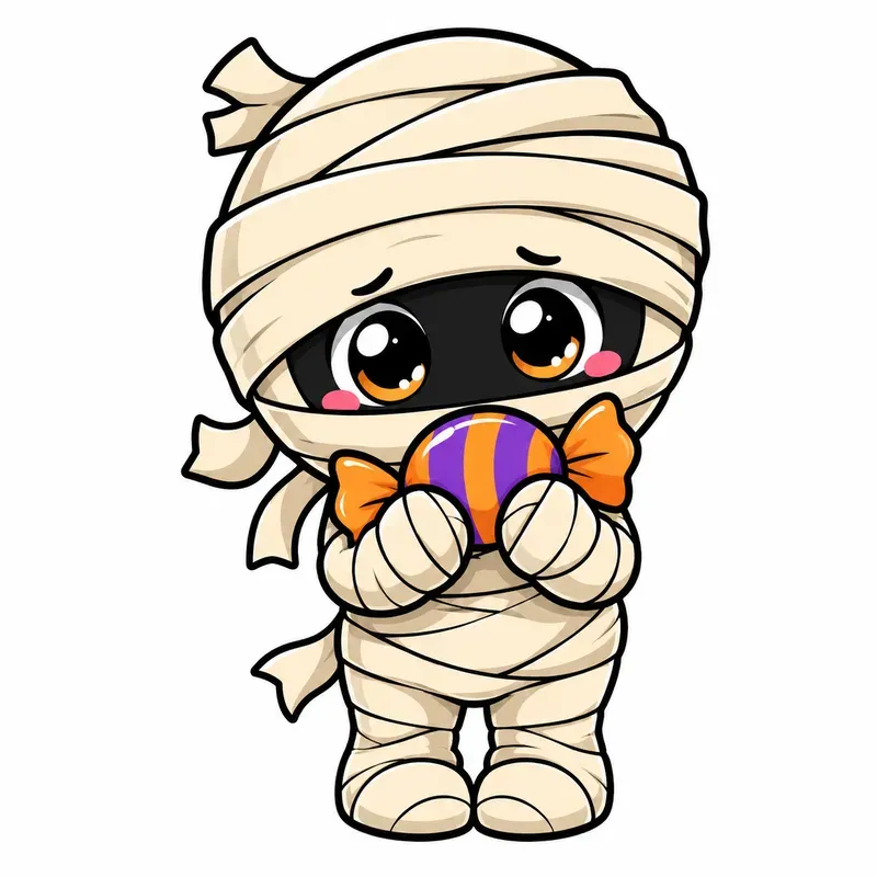Cute Halloween Mascot Tshirt Prints