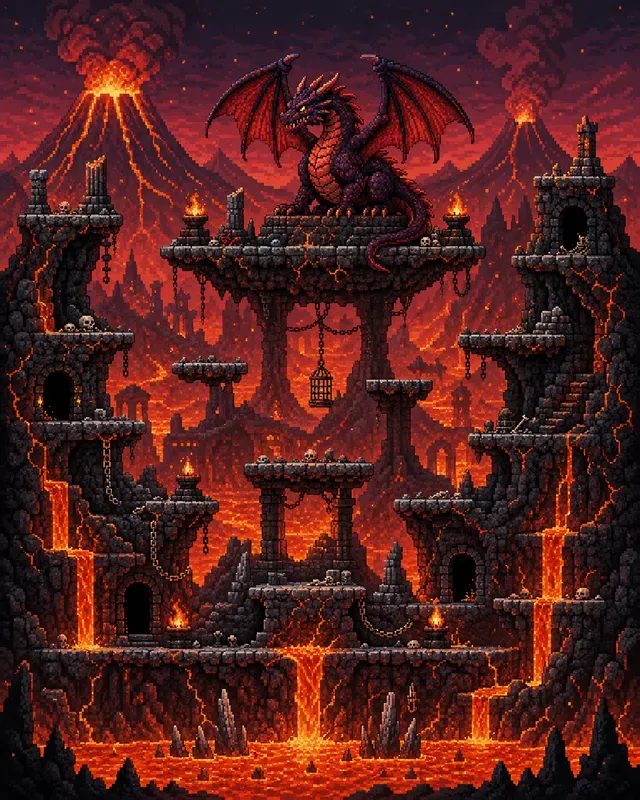 Pixel Art 2D Side Scrolling Battlefields