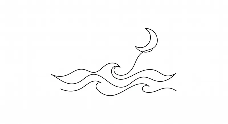 Minimalist Line Art Landscapes