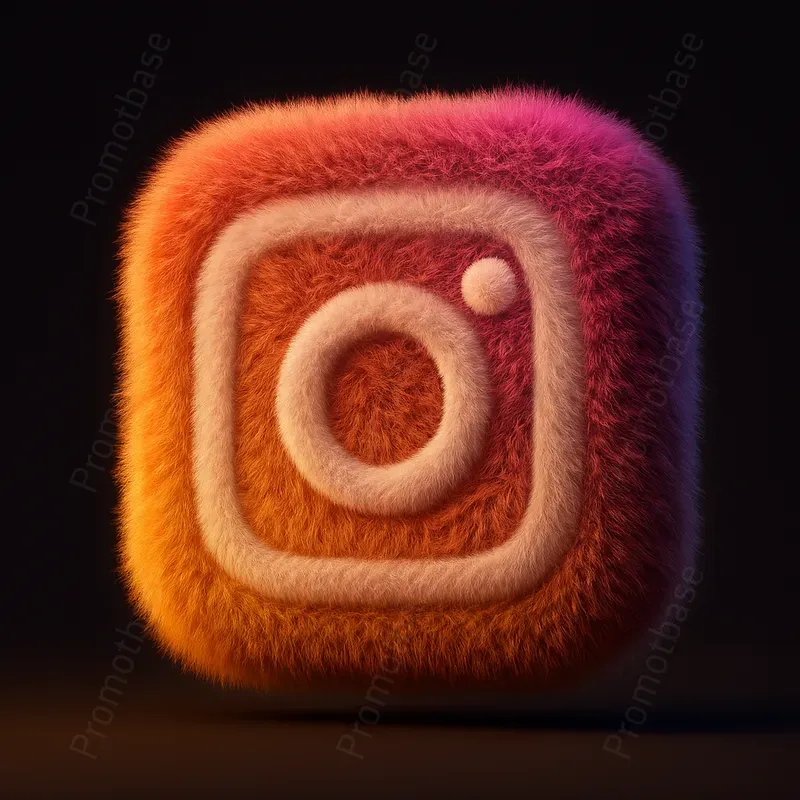Fluffy Furry 3D Stylized Logo Icons