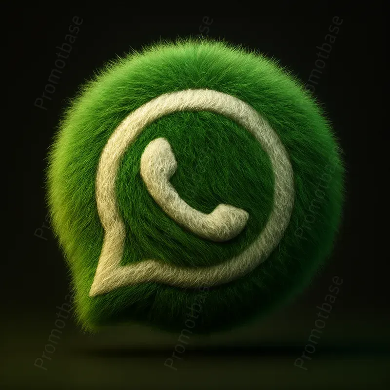 Fluffy Furry 3D Stylized Logo Icons