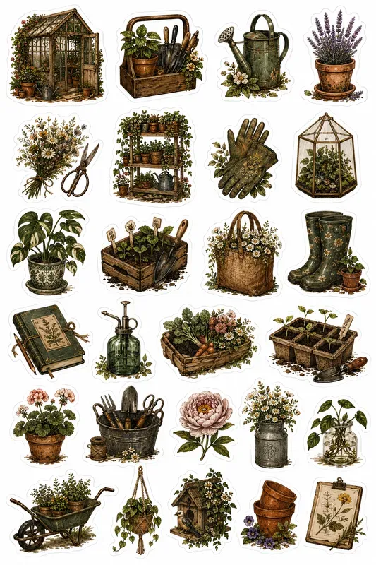 Illustrated Sticker Sheet Generator