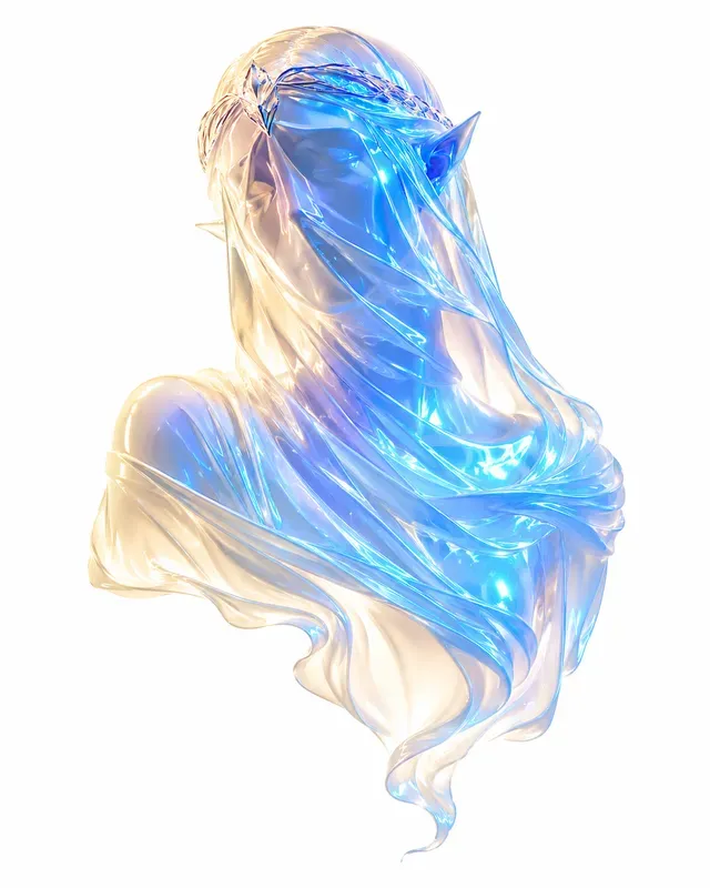 Glowing Veil Bust Tshirt Designs