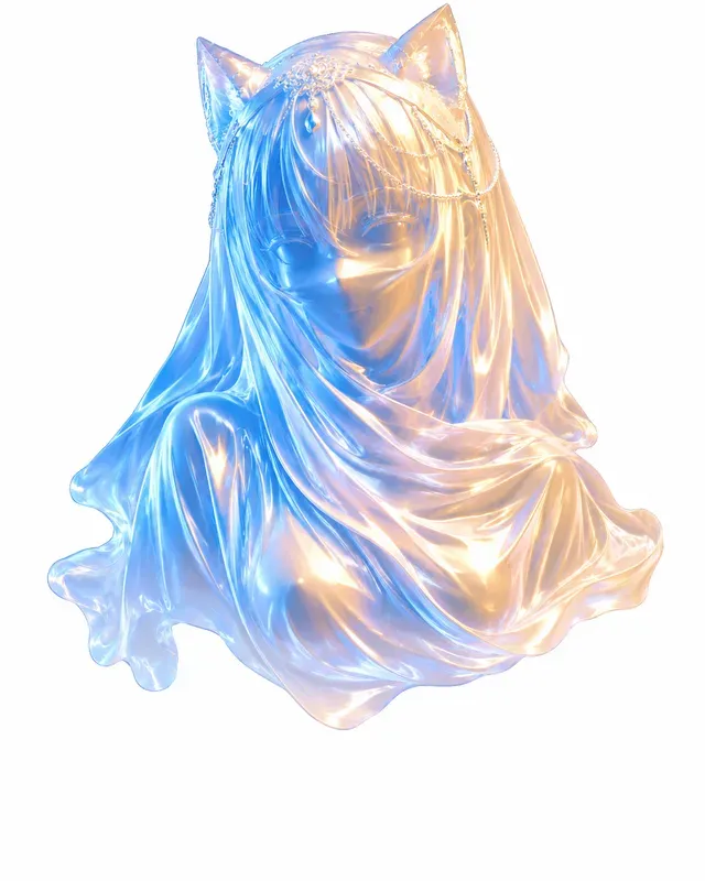 Glowing Veil Bust Tshirt Designs