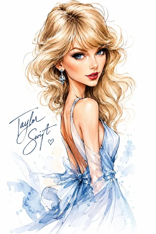 High End Celeb Fashion Caricatures