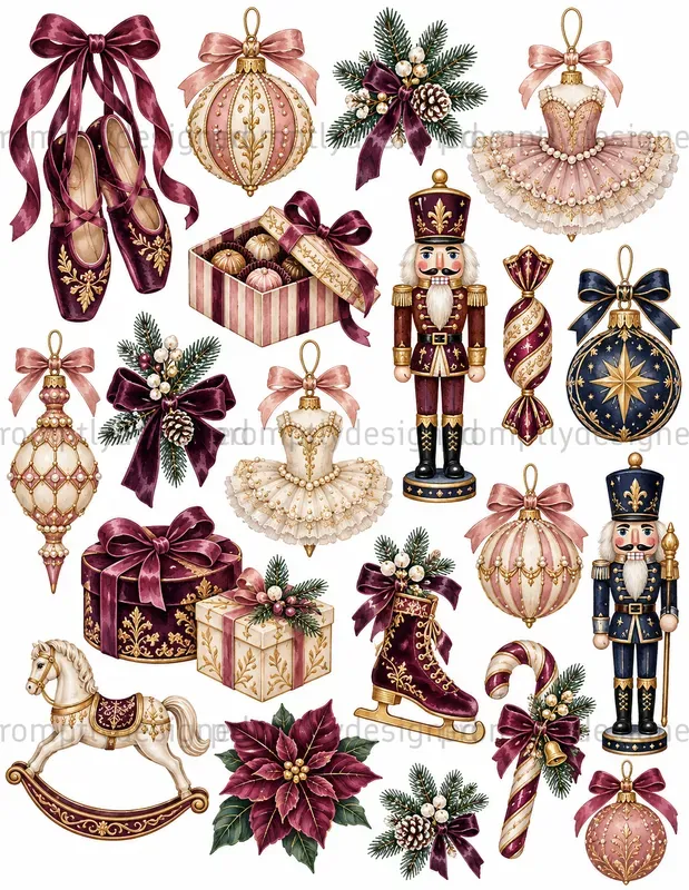 Royal Christmas Clip Art