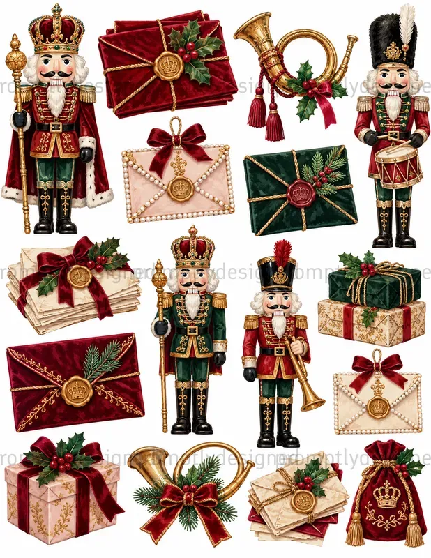 Royal Christmas Clip Art