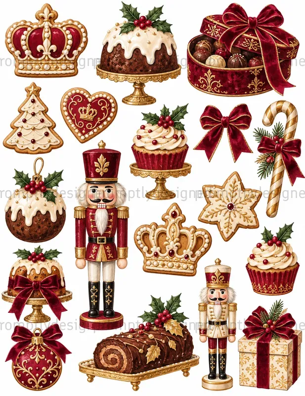Royal Christmas Clip Art