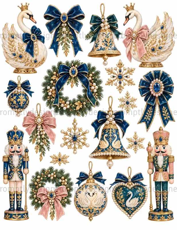 Royal Christmas Clip Art