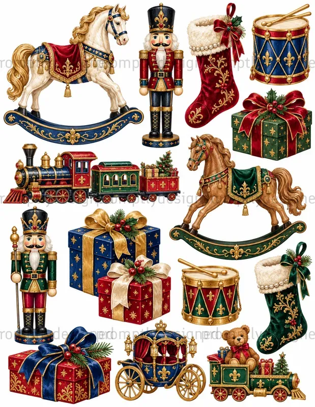 Royal Christmas Clip Art