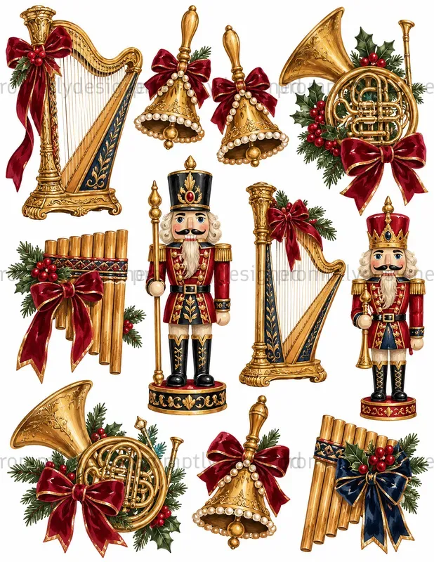 Royal Christmas Clip Art