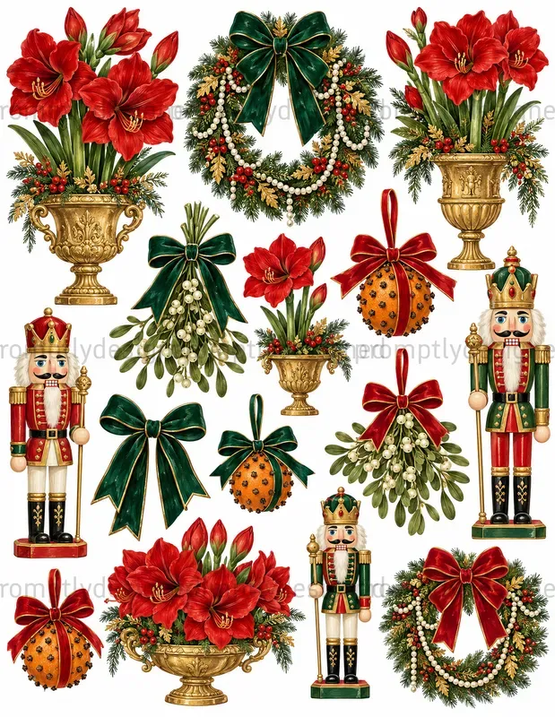 Royal Christmas Clip Art