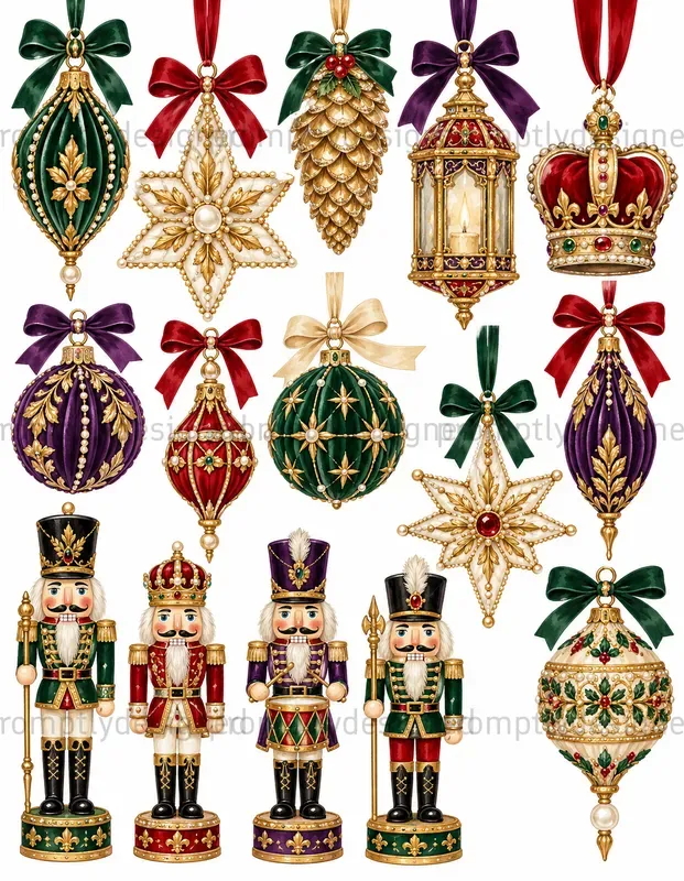 Royal Christmas Clip Art